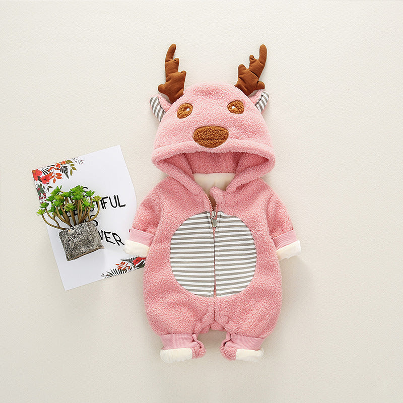 Warm Antlers Baby Suit by JOYDAY