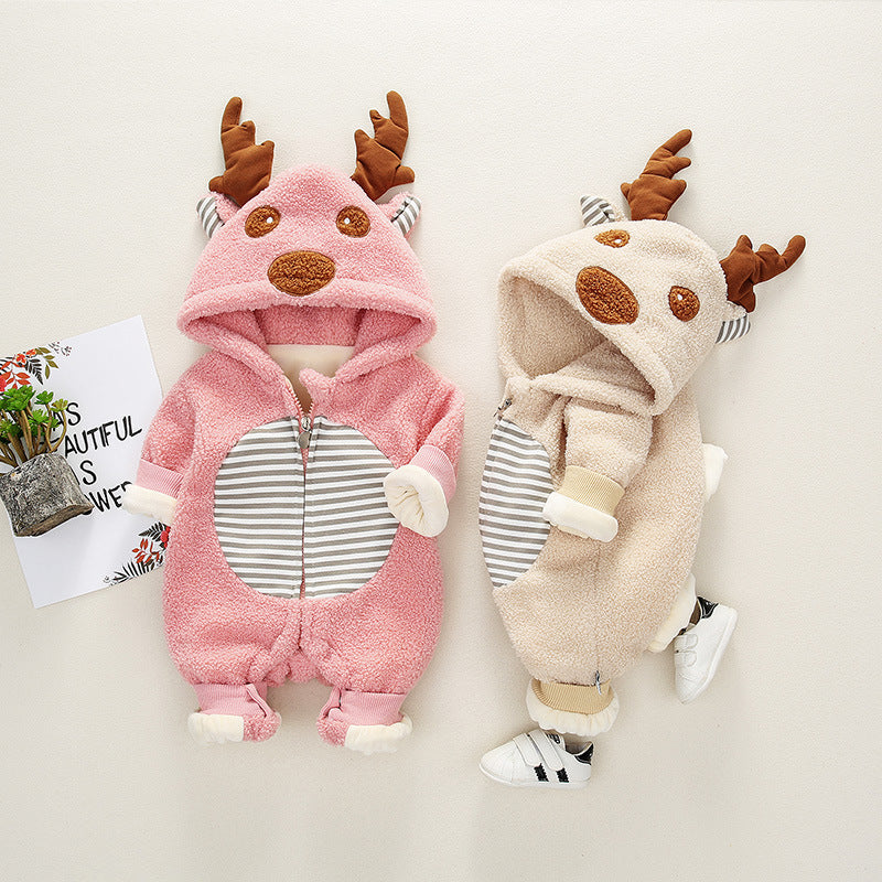 Warm Antlers Baby Suit by JOYDAY